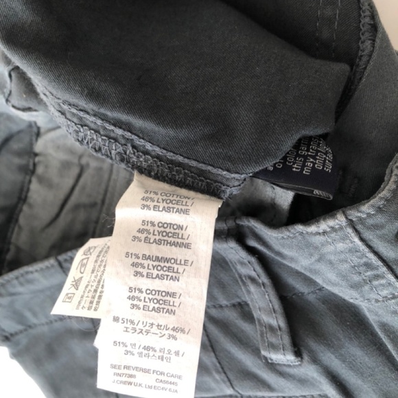 J Crew Pants - blue-grey straight cut. size 27 - Picture 5 of 5